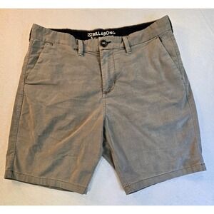 Billabong New Order Submersible Hybrid Shorts Men's 33 Gray Stretch Quick Dry